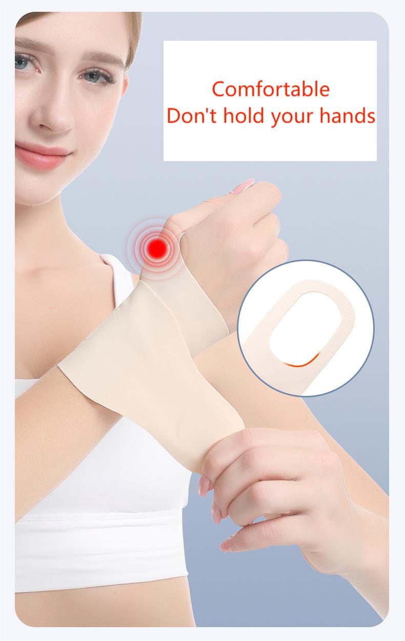 Badminton tennis sprain wrist guard tendon sheath fixed pressure hand guard Female sports light wrist guard Industrial Exporter Factory