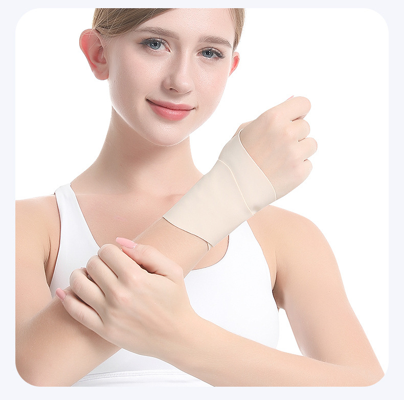 Badminton tennis sprain wrist guard tendon sheath fixed pressure hand guard Female sports light wrist guard Industrial Exporter Factory