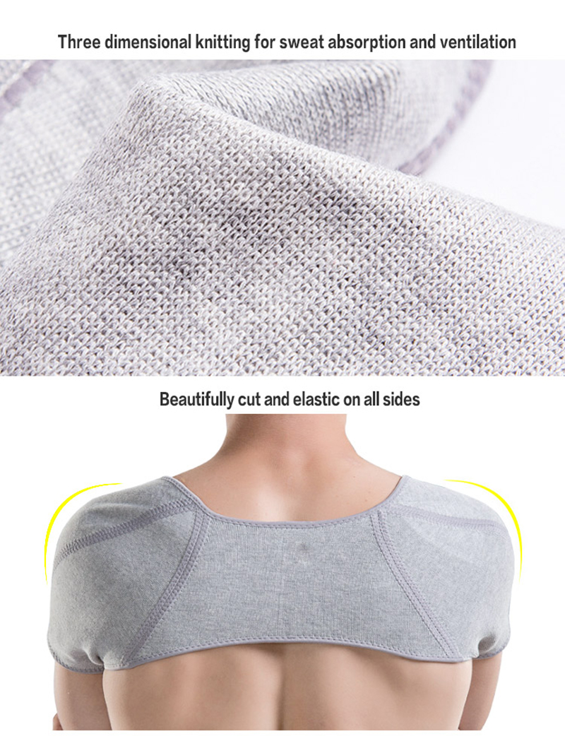Bamboo charcoalshoulder protector sleeping air-conditioned room to do the month cold warm adjustable sports shoulder protector Overseas Manufacturing