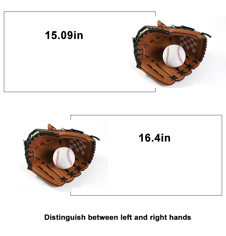Baseball Glove PU PVC Leather Baseball Fielding Gloves Softball Baseball Gloves Custom Factory Production