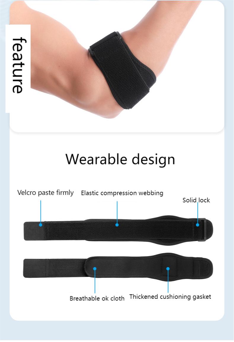 Basketball pressure elbow joint adjustable wrap elbow guard outdoor badminton fitness equipment OEM Wholesale Outlet