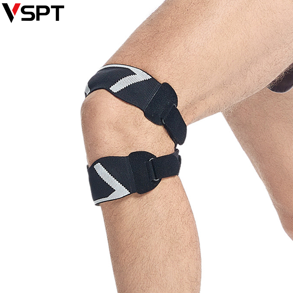 Bidirectional pressure adjustment patellar belt knee guard running cycling fitness sports shock absorber meniscus guard Wholesale Bulk Supply