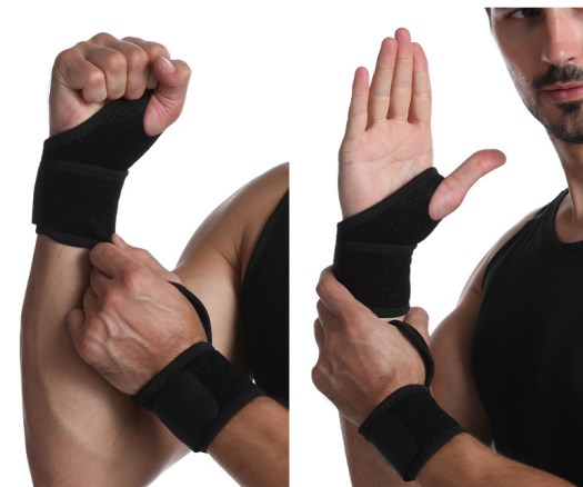 Black Wrist Brace for Ganglion Cyst Arthritis Carpal Tunnel Breathable Sport Fitness Wrist Support China-based Manufacturer