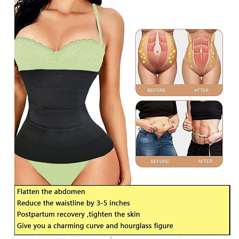 Body Shaper Polyester Trimmers Tummy Trimmer Bandage Wrap Waist Trainer Waist Wrap Band Discount Factory Network