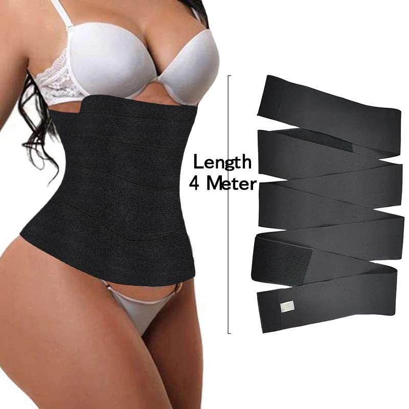 Body Shaper Polyester Trimmers Tummy Trimmer Bandage Wrap Waist Trainer Waist Wrap Band Discount Factory Network
