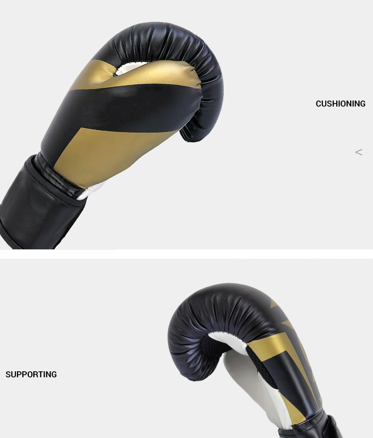 Boxing Gloves Best Selling Mix Fight Leather with Wrist Support Black Color 6oz 8oz 10oz 12oz Wholesale Personalized OEM Import Wholesale