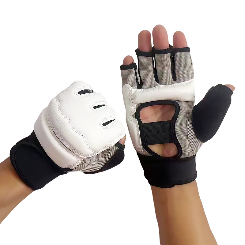Boxing gloves Adult children Sanda men's and women's half finger punching sandbag training equipment Taekwondo gloves Discount Wholesale Production