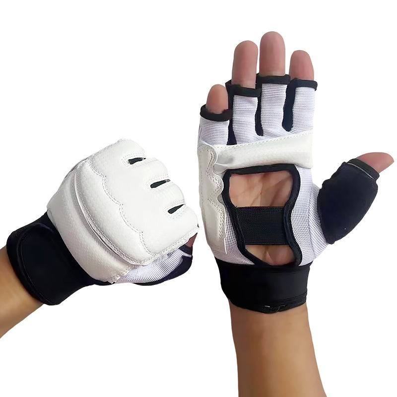 Boxing gloves Adult children Sanda men's and women's half finger punching sandbag training equipment Taekwondo gloves Discount Wholesale Production