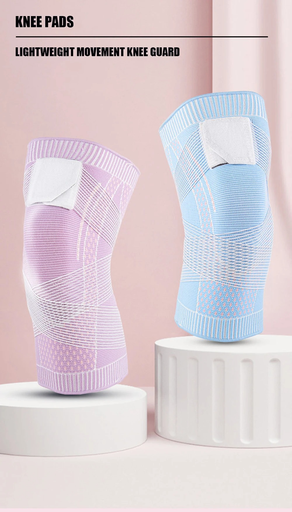 Breathable Shaping Stretch Knee Brace Knee Massager Stretch Sport Knee Brace For Home Work Fitness Quality Manufacturing