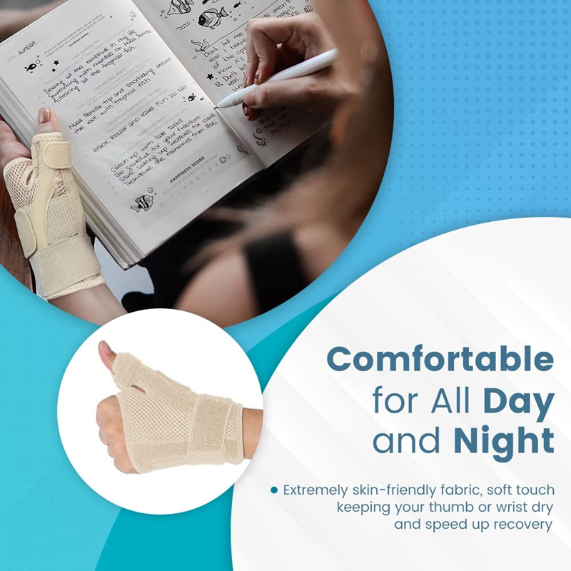 Breathable  Wrist orthosis Thumb brace Sport Wrist Support Adjustable Finger Holder Protector Brace Protective Sleeve Industrial Exporter Factory