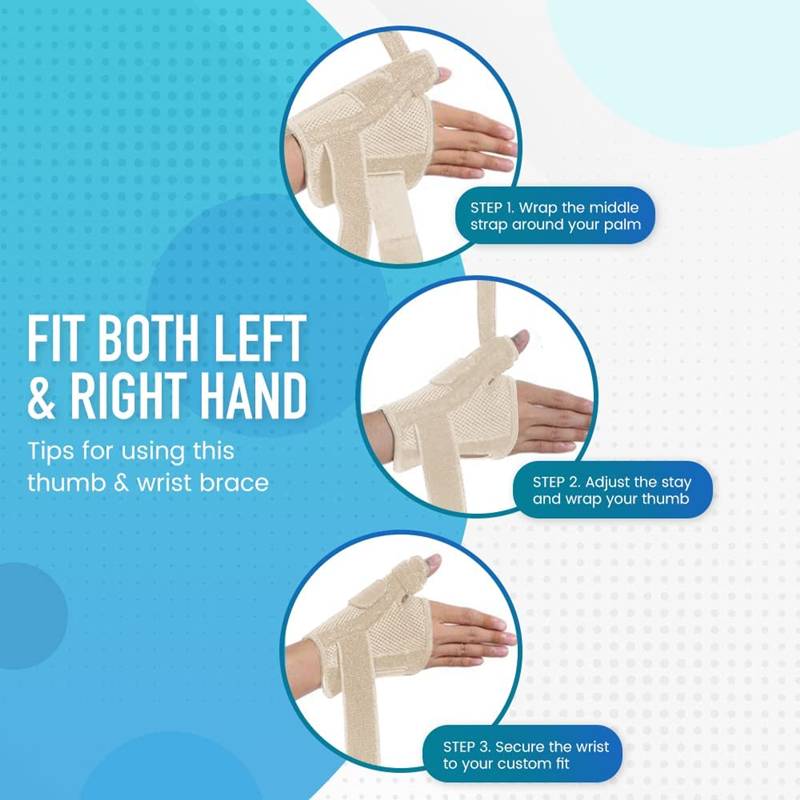 Breathable  Wrist orthosis Thumb brace Sport Wrist Support Adjustable Finger Holder Protector Brace Protective Sleeve Industrial Exporter Factory