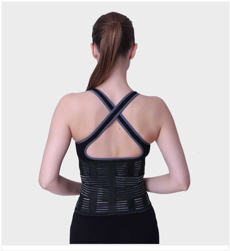 Breathable and mesh  lumbar waist support and breathable adjustable  waist  and exercise support belt Bulk Supply