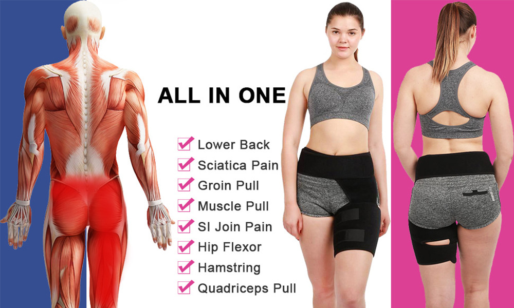 Breathable anti-muscle strain Hip Protection Thigh Protection Groin sports leg protector Factory Authorized Wholesale