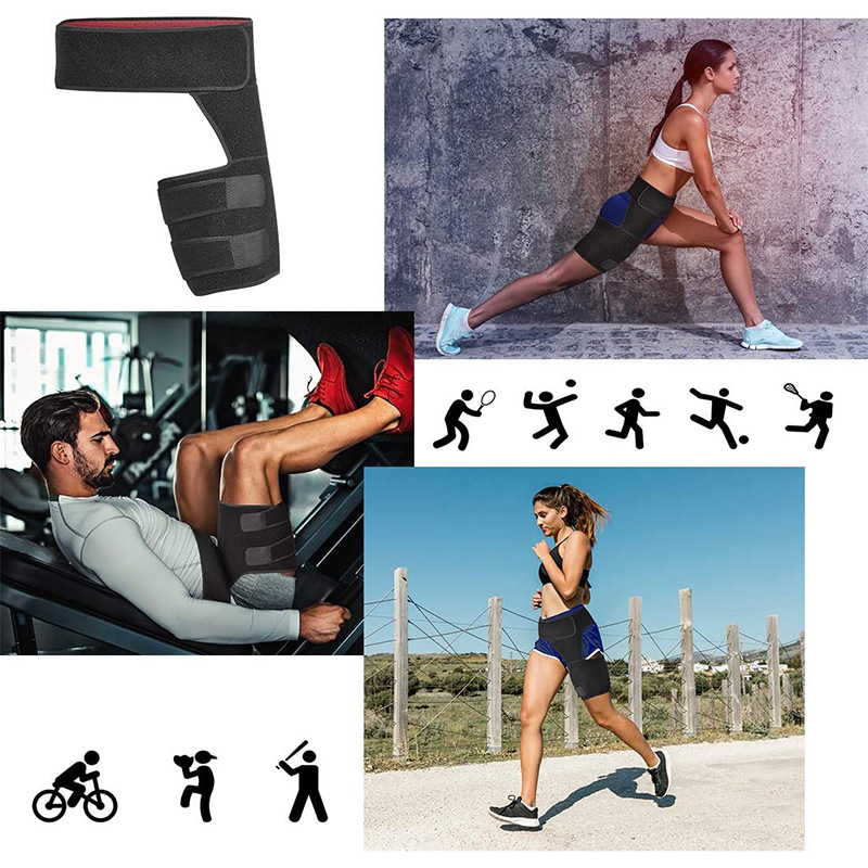 Breathable anti-muscle strain Hip Protection Thigh Protection Groin sports leg protector Factory Authorized Wholesale