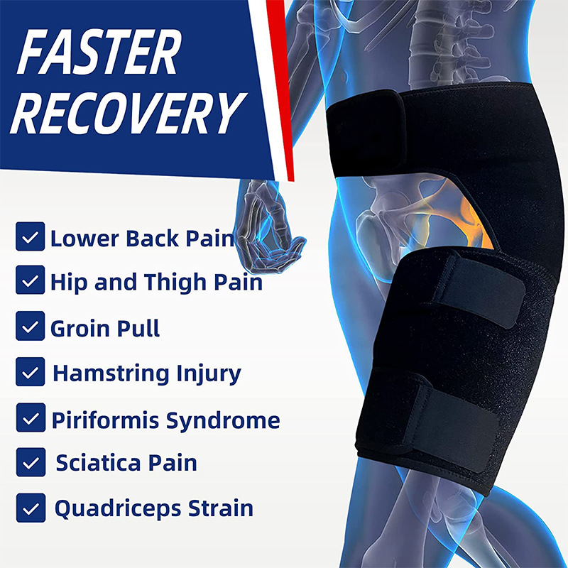 Breathable anti-muscle strain Hip Protection Thigh Protection Groin sports leg protector Factory Authorized Wholesale