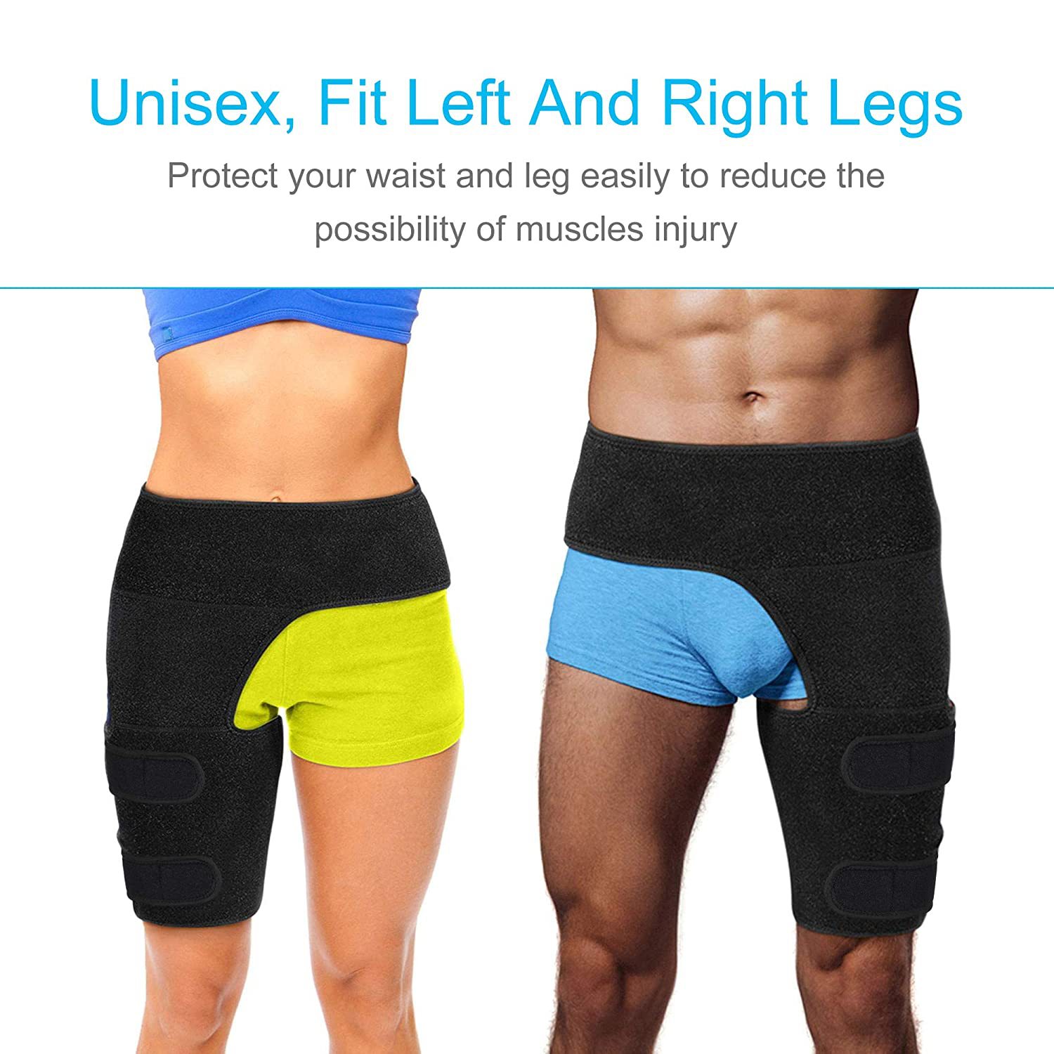 Breathable anti-muscle strain Hip Protection Thigh Protection Groin sports leg protector Factory Authorized Wholesale