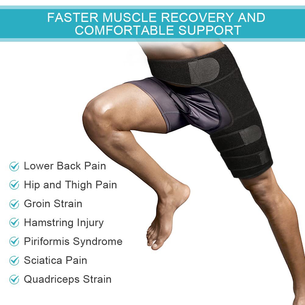 Breathable anti-muscle strain Hip Protection Thigh Protection Groin sports leg protector Factory Authorized Wholesale