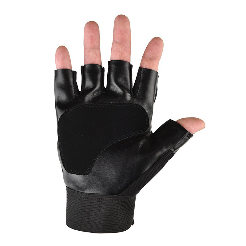 Breathable half-finger gloves for men's bikers riding dirt bikes fighting gym fitness gloves Rapid Production Solutions Processing