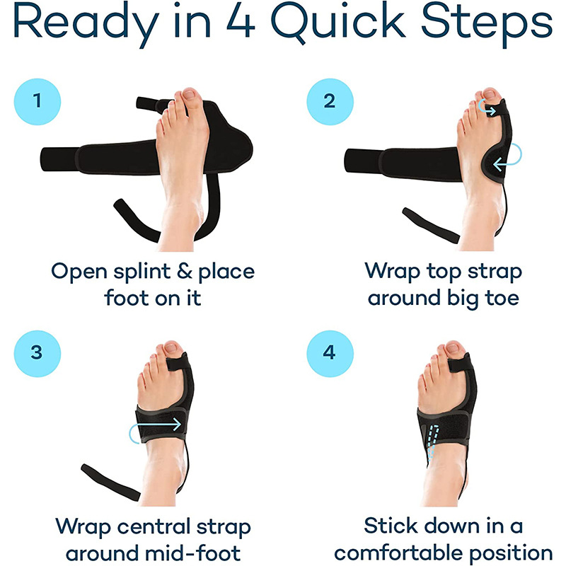 Bunion valgus correction with bigfoot bone corrector Bunion valgus toe divider separator Industrial Bulk Supply