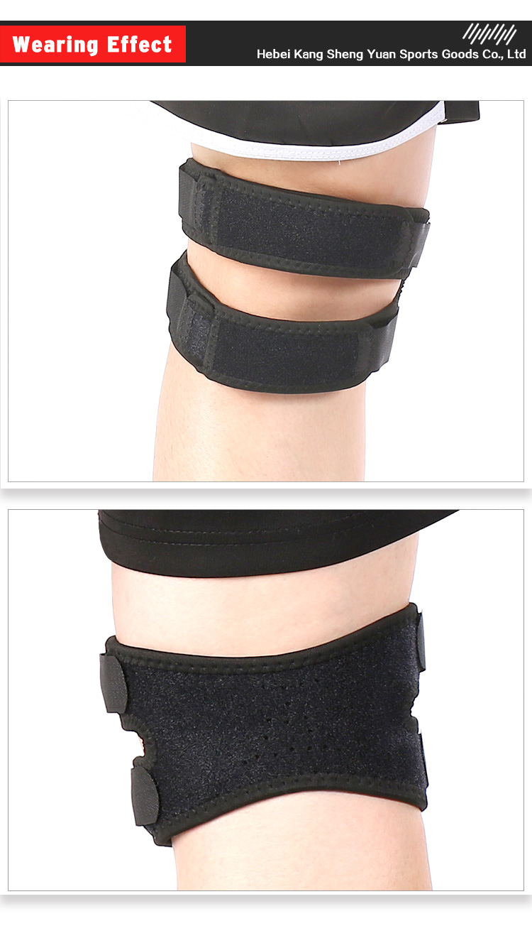 Buy Dual Patella Knee Strap Adjustable Neoprene Knee Brace Support for Knee Pain Quality Manufacturing