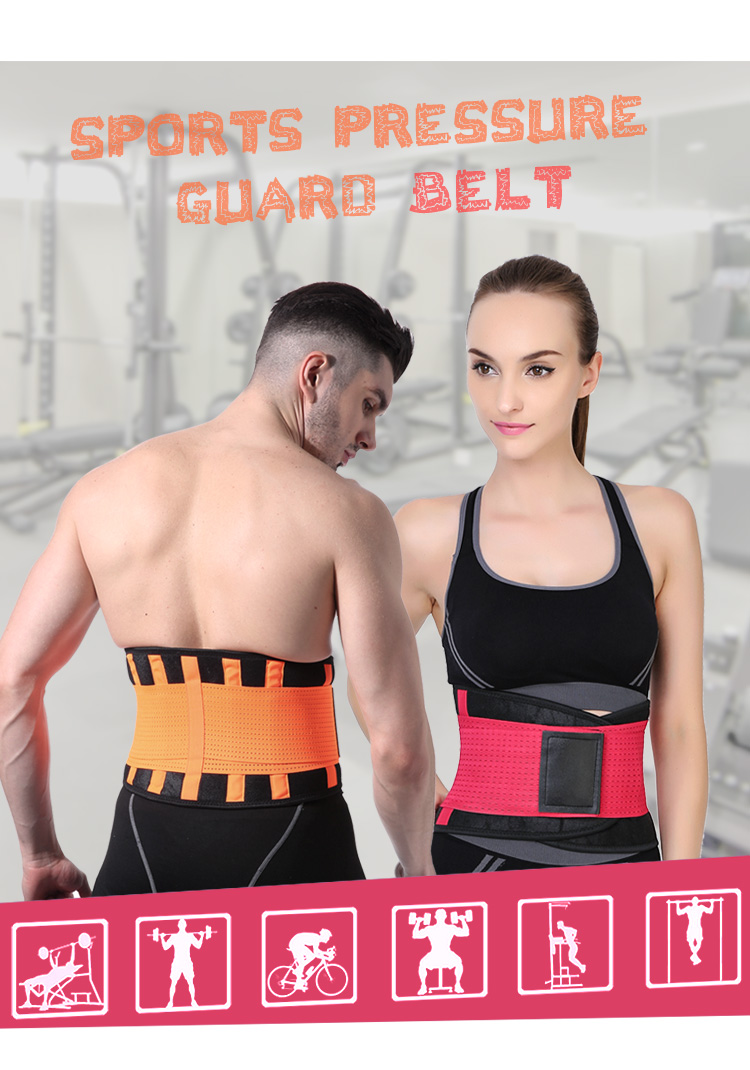 CE approved Waist Trimmer Belt Slim Body Sweat Wrap For Stomach And Back Lumbar Support Waist Wholesale Trade Supplier
