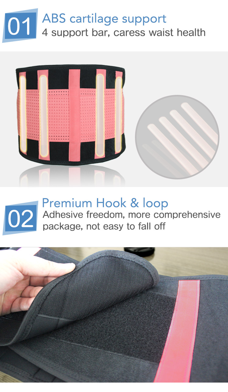 CE approved Waist Trimmer Belt Slim Body Sweat Wrap For Stomach And Back Lumbar Support Waist Wholesale Trade Supplier