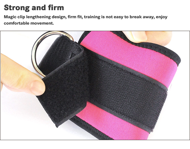 Cable Machines Padded Gym Cuff Ankle Strap For Kickbacks Glute Workouts Leg Extensions Manufacturing and Export