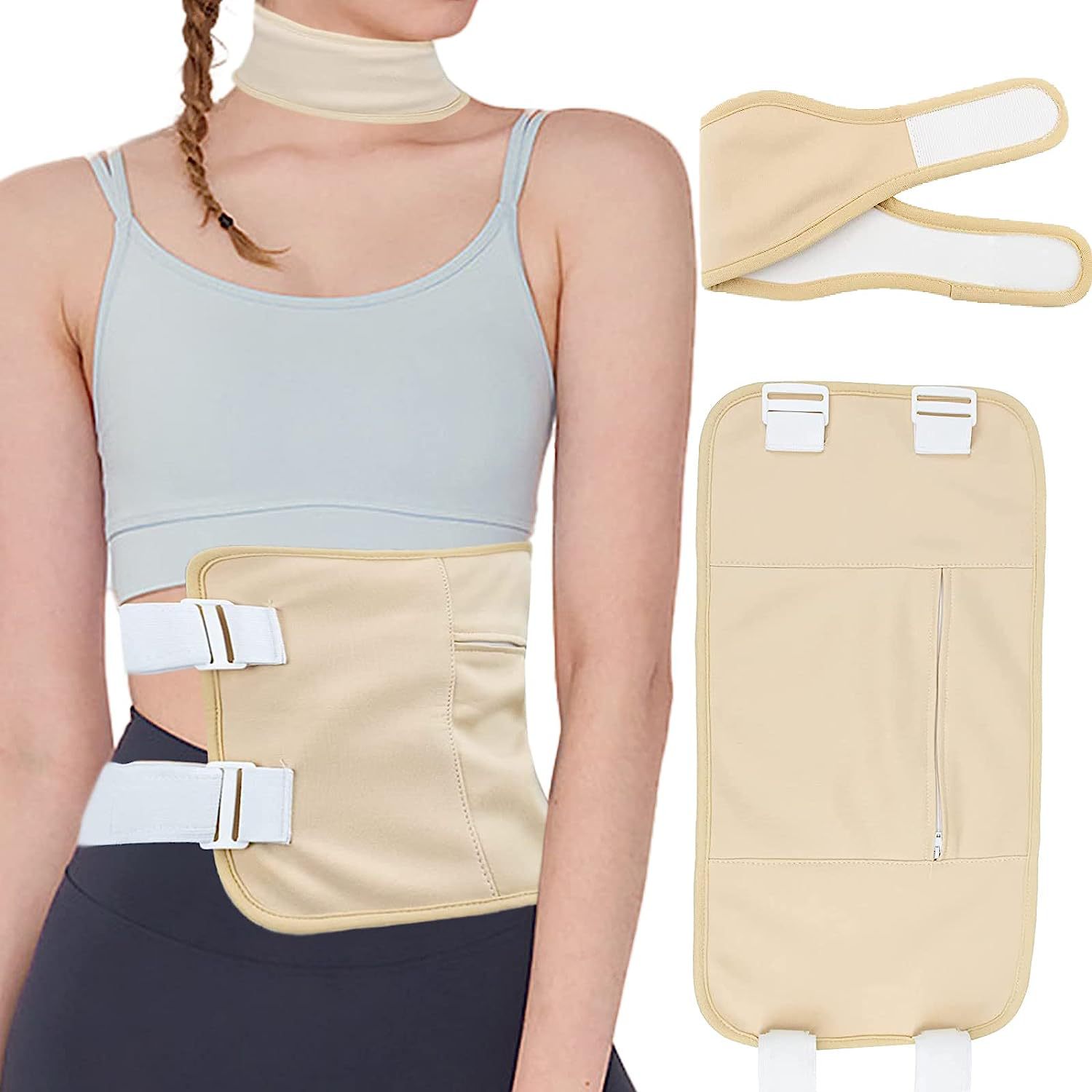 Castor Oil Pack Wrap Waist and Neck for Liver Detox Reusable Castor Oil Pack Kit Factory Wholesale Excellence