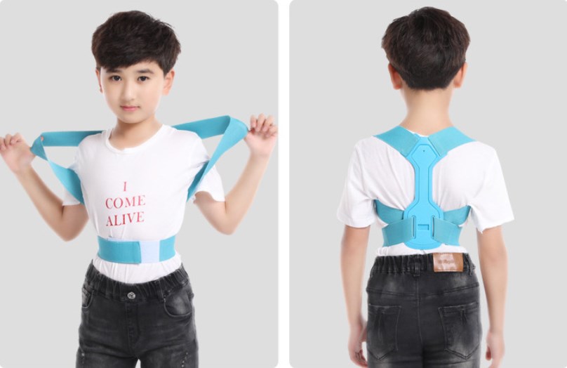 Children Adjustable Posture Corrector Back Support Boys Girls Shoulder Belt Rectify Straighten Correction Pain Relief Beauty Kid High-Volume Manufacturing Trade