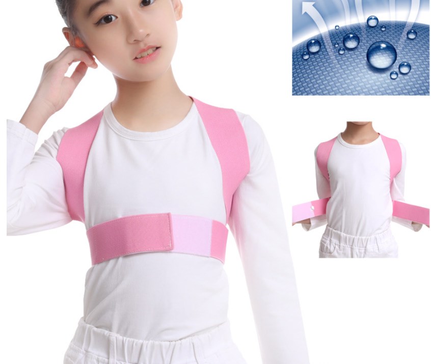 Children Adjustable Posture Corrector Back Support Boys Girls Shoulder Belt Rectify Straighten Correction Pain Relief Beauty Kid High-Volume Manufacturing Trade