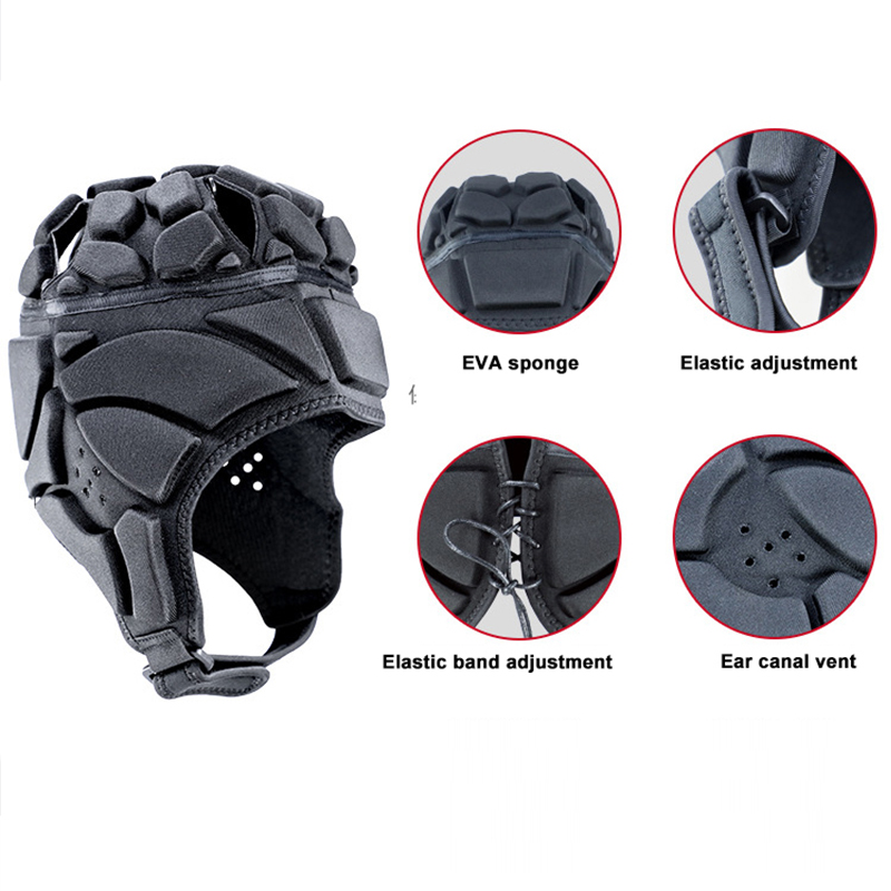 Children's goalie helmet soccer goalie rugby roller skis skateboard head riding head guard Factory Wholesale Factory