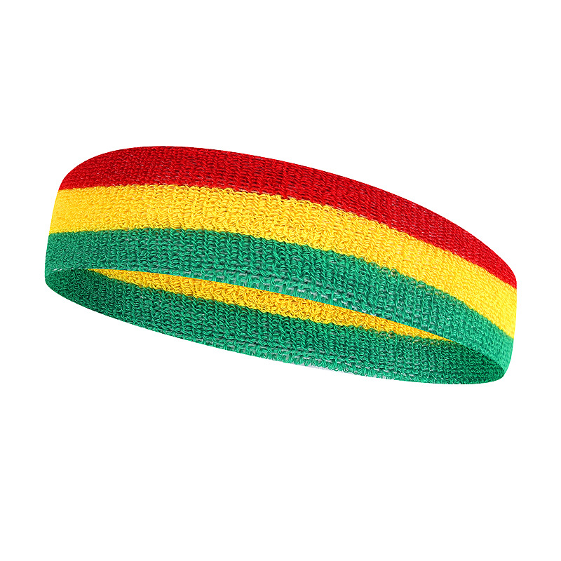 Colorful Terry Cloth Cotton Sweatband Sports Tennis Yoga Sweat Absorb Head Band Wholesale B2B Pricing Pricing