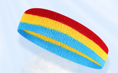 Colorful Terry Cloth Cotton Sweatband Sports Tennis Yoga Sweat Absorb Head Band Wholesale B2B Pricing Pricing