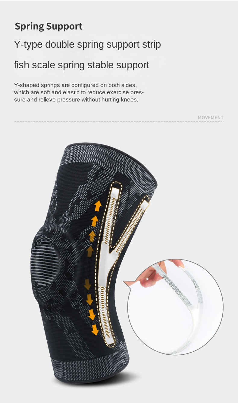 Compression Basketball Elastic Knee Brace Sleeve Support Protector Knee Pads Dance for Running Fitness Gym Workout Volleyball Export Factory Supplier