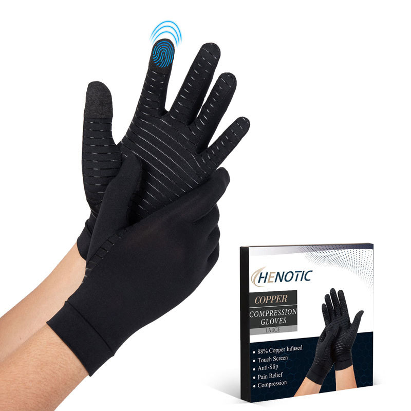 Copper fiber full finger compression gloves cycling sports Gym gloves Factory to Consumer Hub