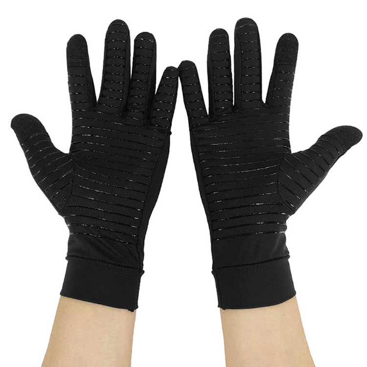 Copper fiber full finger compression gloves cycling sports Gym gloves Factory to Consumer Hub