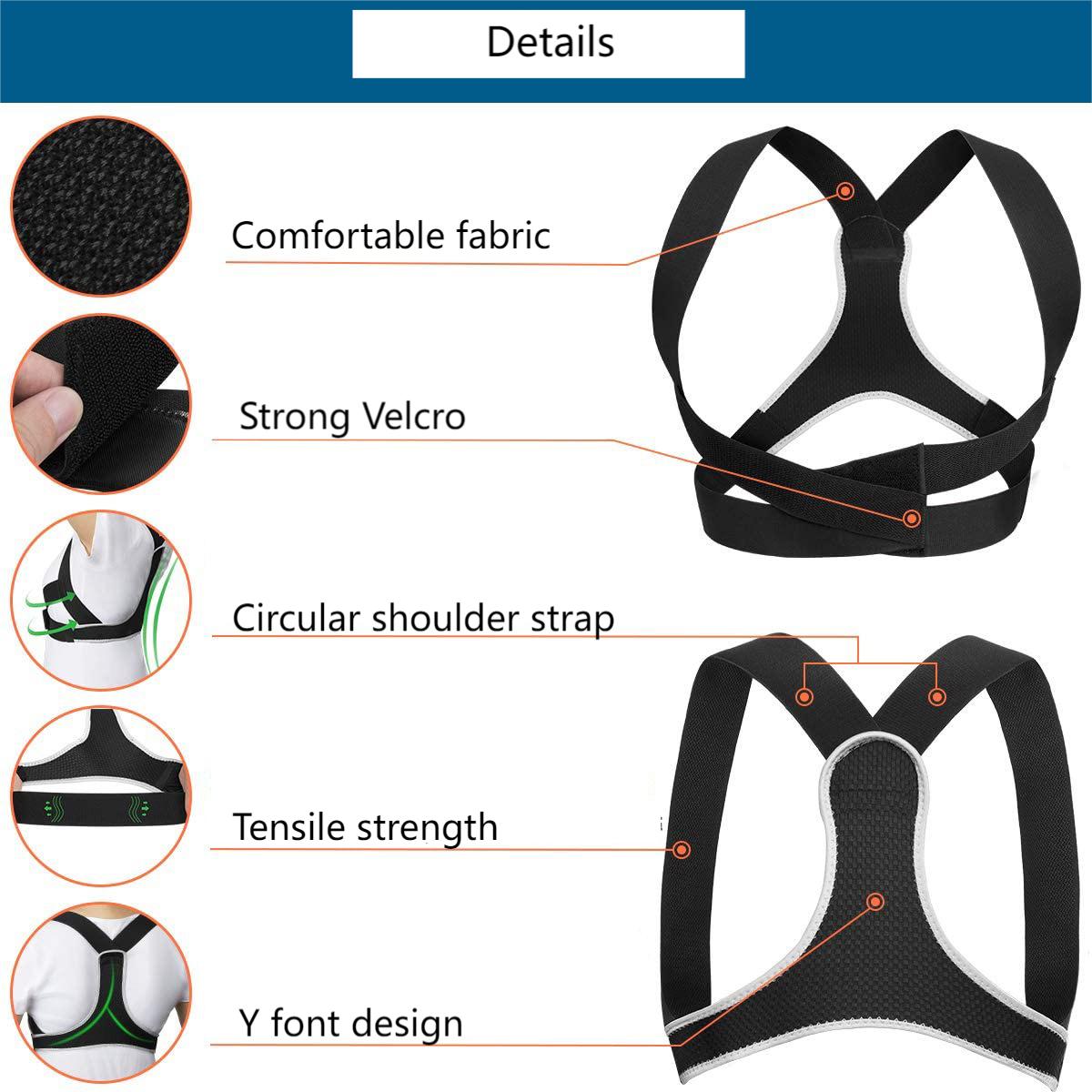 Corrective humpback strap Internal corrective strap Adjustable sitting posture corrector back humpback strap China Factory Direct