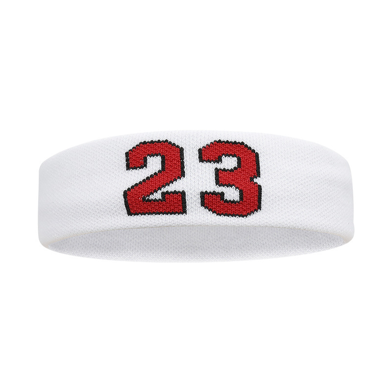 Cotton Athletic Headband Number 24 Elastic Sweatband Protection Basketball Tennis Sport Adult Kids Gym Fitness Sweat Hair Band Product Manufacturing Excellence