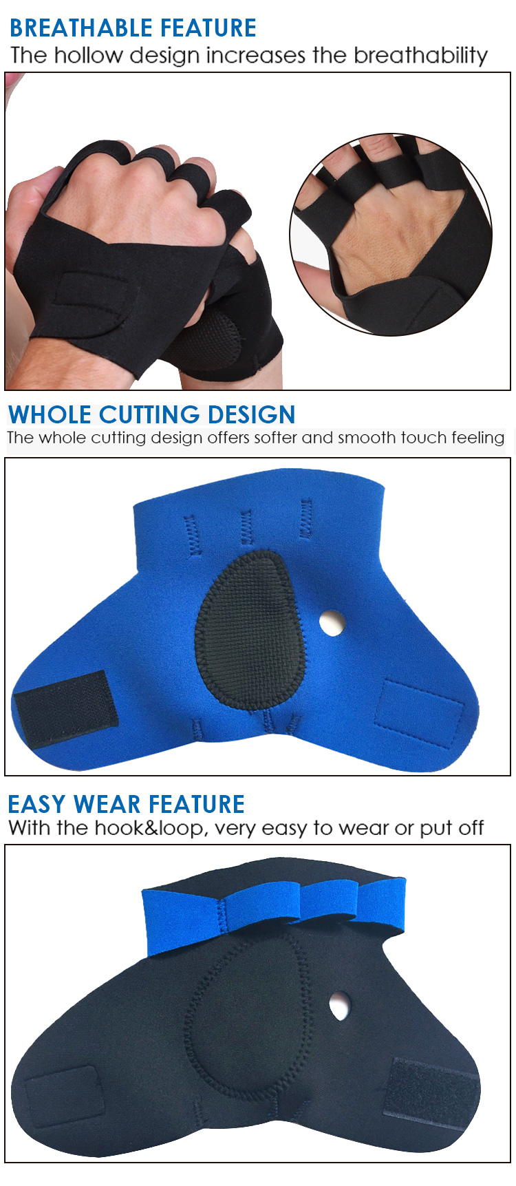 Cross Guard Fit New Design Palm Protectors Glove Pull Up Bar Weight Lifting Glove Gym Gloves Industrial Wholesale Pricing Supplier