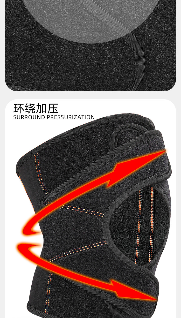 Cross strap sports knee guard cycling sports mountain climbing basketball running fitness knee guard Direct Factory Wholesale