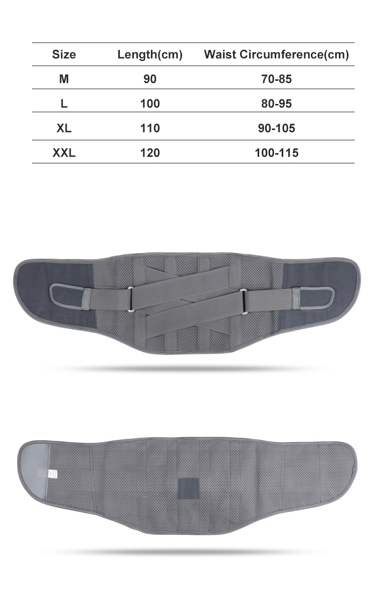 Customized Back Brace Medical Lower Pain Relief Support steel bone waist trainer for men and women Factory Authorized Wholesale Export