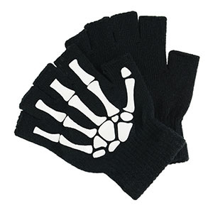 Cycling Gloves Kids Outdoor Sports Bicycle Half Finger Skeleton Soft Protective Import Wholesale Solutions