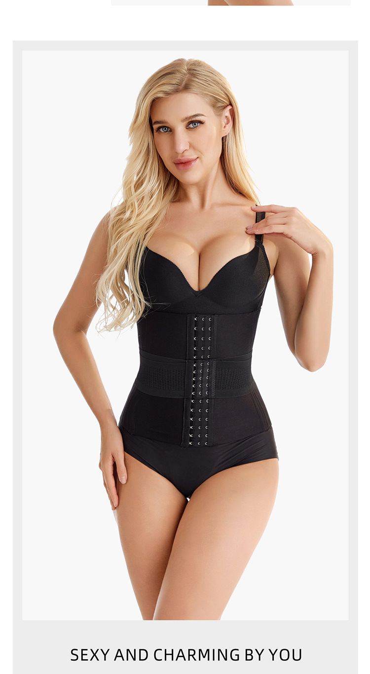 Double Belt Waist Cincher Trainer Slimming Faja Body Shaper Corset Adjustable Shapewear Flat Belly Postpartum Wrap Factory Wholesale Custom Solutions