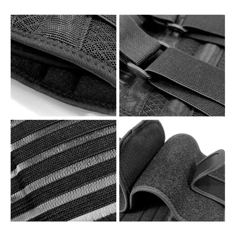 Double Pull Breathable Brace Lumbar Back Belt Function waist support 4 steel plates support the waist  fish silk fabric High-Volume Manufacturing Trade