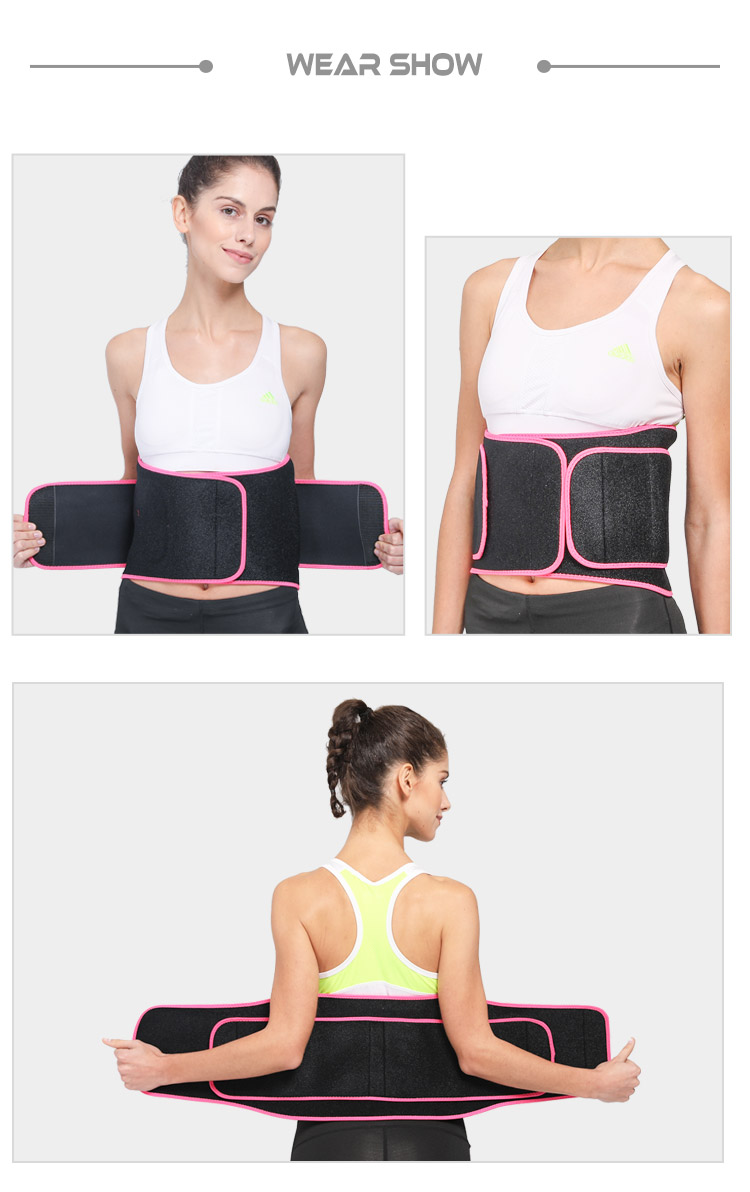 Double Strap Body Shaper Sauna Belt Weighting Loss Neoprene Waist Trainer For Women Export Factory