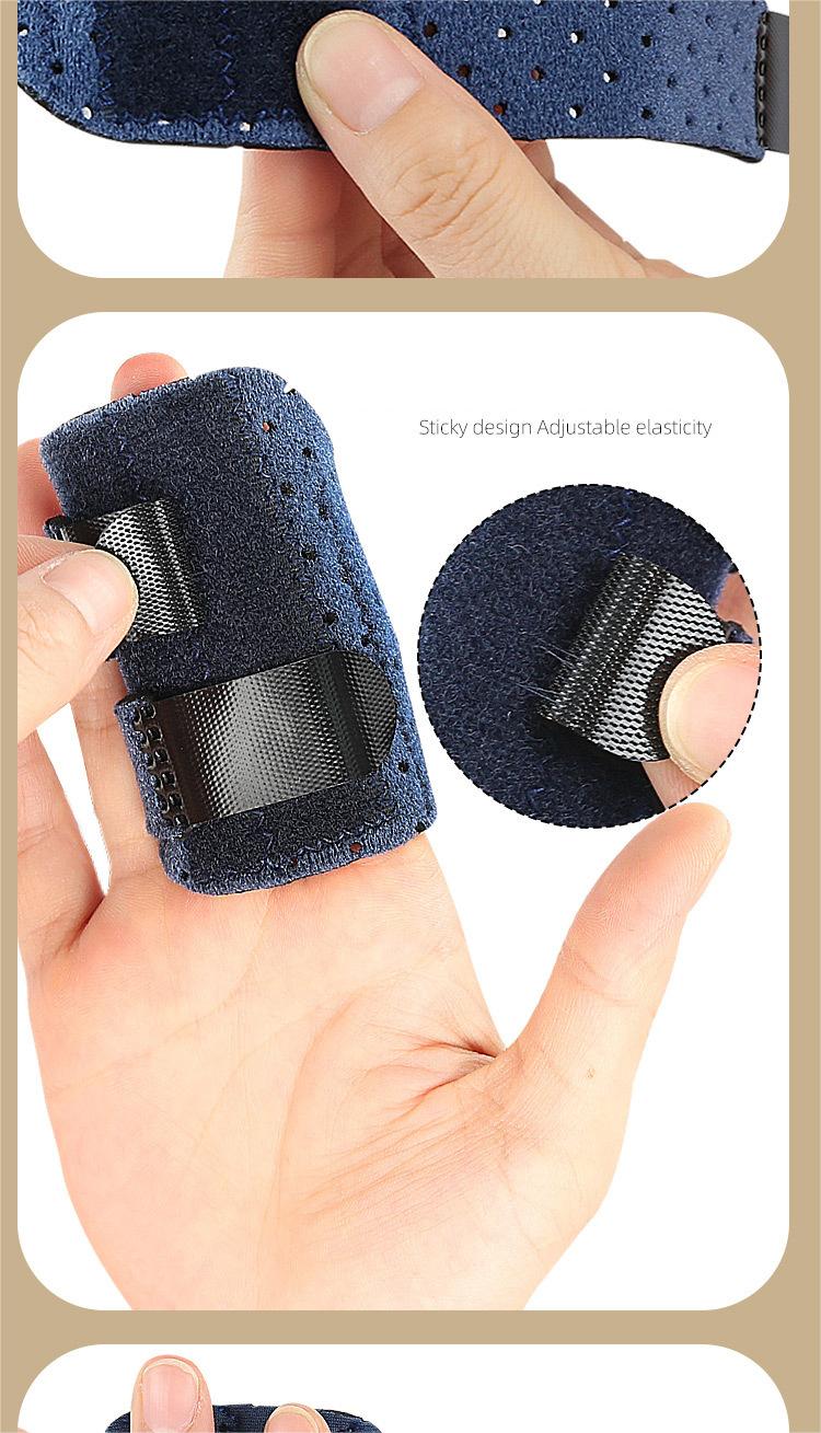 Double finger aluminum strip fixation support finger protector Velcro adjusting finger fixation splint Global Wholesale Market Operations
