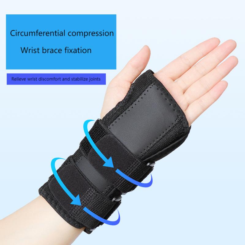 Dual pressure splint wrist brace fixed joint elastic breathable Velcro adjustable wrist brace Factory Authorized Wholesale Sourcing