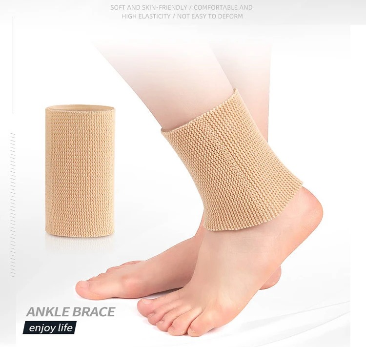 Durable Ankle Gel Sleeves Skate Socks Ankle Pads Compression Ankle Sleeve Protection for Figure Skating Riding Ski China OEM Supplier