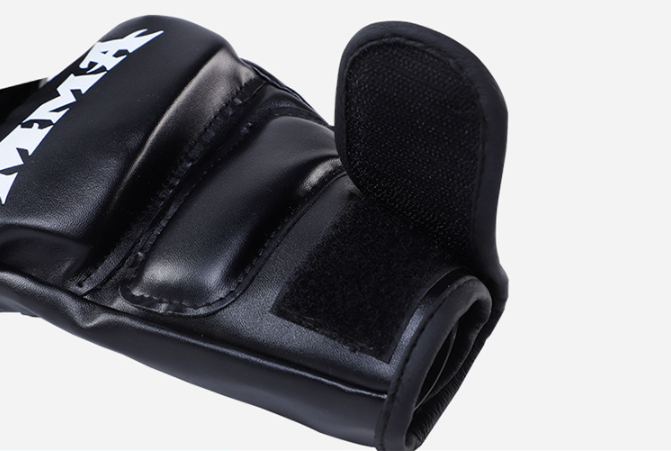 Factory Supply logo high quality Professional PU leather Half Finger MMA Boxing Training Gloves Wholesale Trade Supplier Innovation