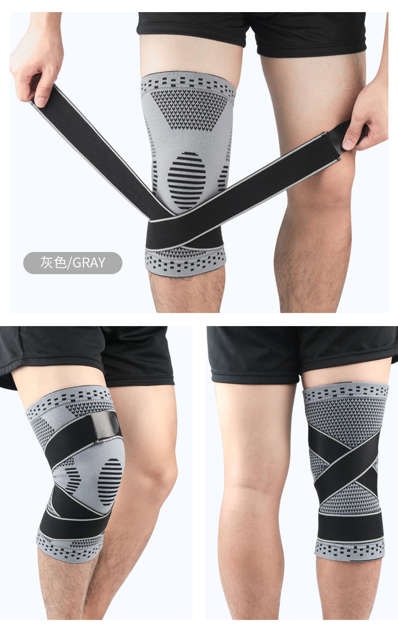 Fitness Compression Knee Brace Elastic Sport Breathable Knee Pad Sleeve for Basketball Volleyball Manufacturing Services Solutions